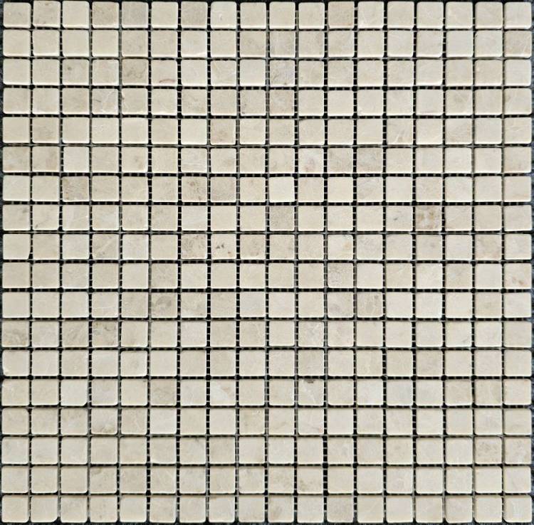 Мозаика Pixel Mosaic Мрамор PIX 321 Cappucino 1.5x1.5 Матовая 30.5x30.5х4
