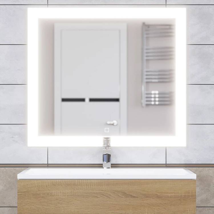 Зеркало Uperwood Barsa 2930205443 с подсветкой, сенсорный выключатель, антизапотевание, 80x70 см