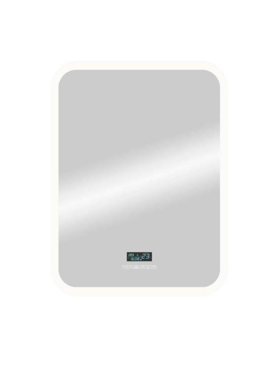 Зеркало Continent Glamour ЗЛП451 700х900 с музыкальным блоком, подогревом ,белый