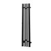 Полотенцесушитель электрический Point Фрея PN20728B П2 140x800 диммер слева, черный фото 2