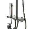 Душевая стойка Royce Abby RCS-110304GR с гигиеническим душем, оружейная сталь фото 4