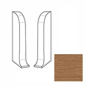 Заглушки LinePlast Темный Дуб L013 58 мм (пара)
