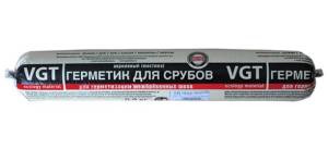 Герметик для срубов акриловый высокоэластичный VGT бук 0.9 кг