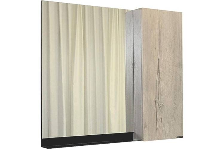 Зеркало-шкаф Comforty Бонн 90 00-00012610 дуб дымчатый
