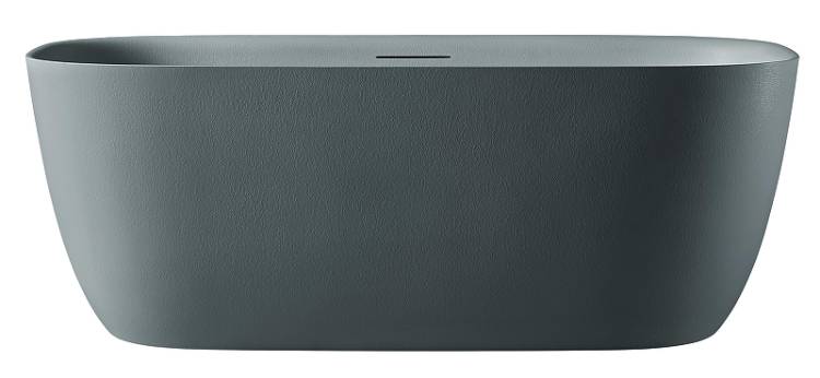 Ванна из искусственного камня AltroBagno Лучана (Luciana) 090222 GG серый гранит, 170x80
