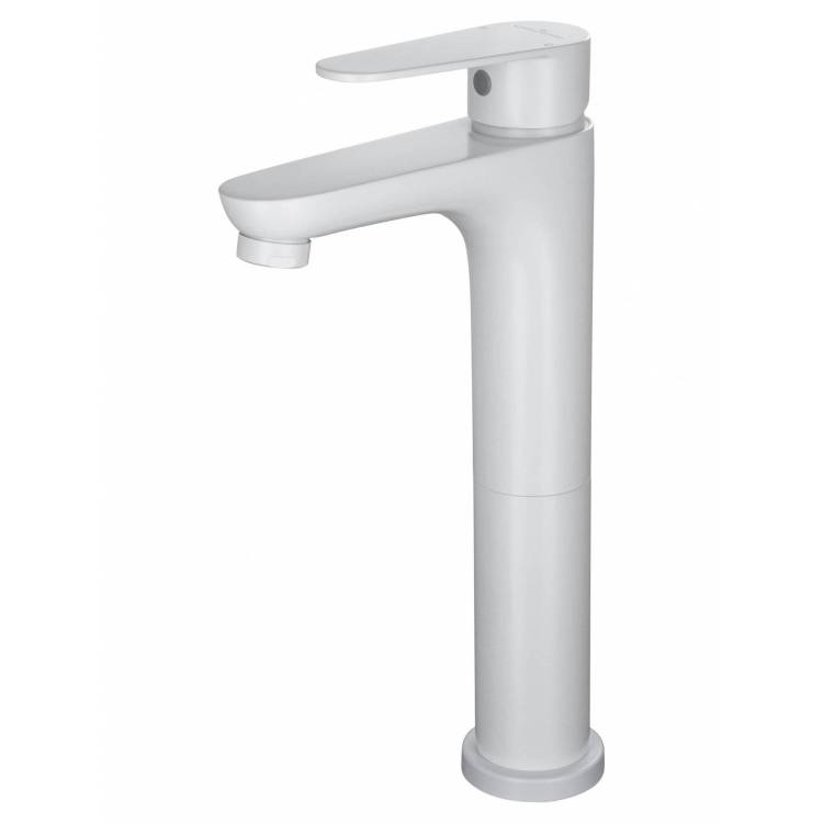 Смеситель для раковины Wonzon & Woghand WW-A40232-MW высокий, белый матовый