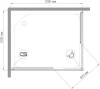 Душевой уголок Royal Bath HPD RB1120 HPD-C-CH 120x100 фото 4