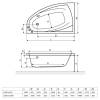 Акриловая ванна Excellent Aquaria Comfort WAEX.AQP15WH 150x95, без каркаса фото 5