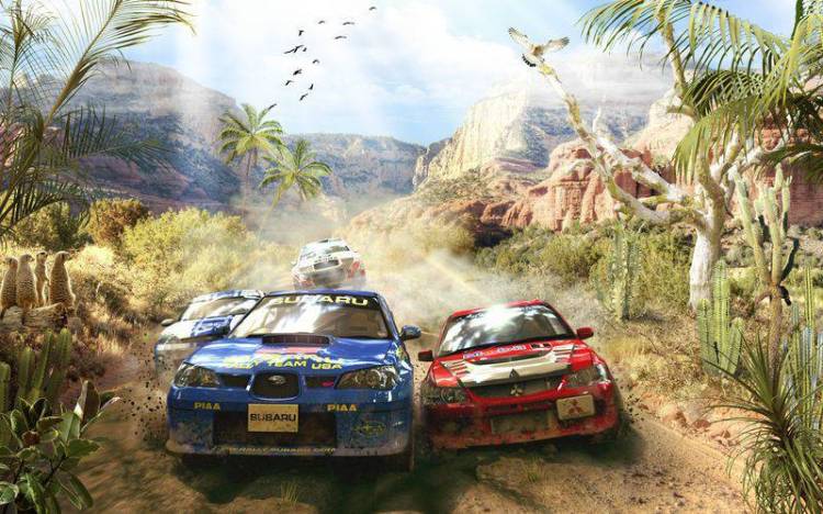 3D Фотообои Artegrafico «Ралли в Африке» CAR028 песок