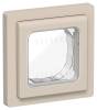 Рамка 1-постовая IEK Flite FI-M10-32-55-K88 льняной