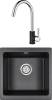 Комплект Paulmark Brilon PM104546-BL черный + Смеситель Paulmark Holstein Ho212063-BLCR для кухонной мойки