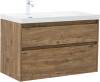 Тумба с раковиной Aquanet Nova Lite 2.0 100 L 365908 Дуб рустикальный