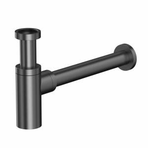 Сифон для раковины WHITECROSS A186GM оружейная сталь