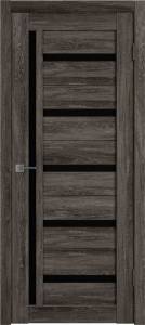 Межкомнатная дверь Владимирская Фабрика Дверей Atum 18 Terra Vellum стекло Black Gloss 800x2000