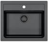 Мойка кухонная Alveus Granital Atrox 30 1148162 Carbon - G91 с сифоном, 59x50
