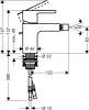 Смеситель для биде Hansgrohe Metris S 31261000 фото 2