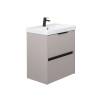 Тумба с раковиной Comforty Селенга-50 00-00022007CF серый шелк