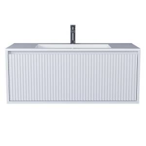 Тумба с раковиной Uperwood Next Premium 3930205172 подвесная, 1 ящик, белая, 100 см