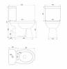 Унитаз-компакт Creo Ceramique Project COMBO-PR1002 с сиденьем микролифт фото 8