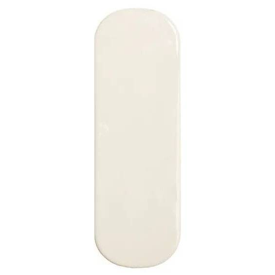 Керамическая плитка Dna Tiles Calema 136310 Oval White Gloss 5.2x16