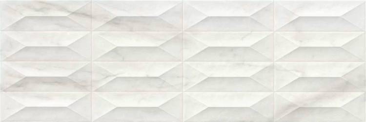 Керамическая плитка Marazzi Italy Marbleplay M4PC White str.Gem 3D 30x90