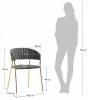 Стул Bradex Home Turin FR 0910 серый фото 14