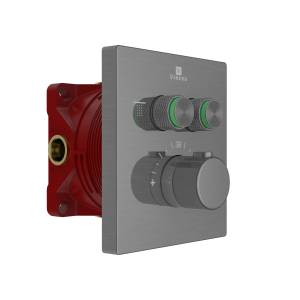 Смеситель для душа Vincea VSCV-321T-MGM встраиваемый, вороненая сталь