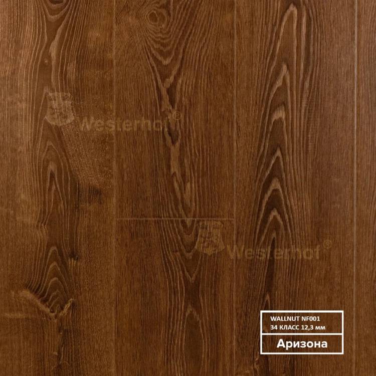 Ламинат Westerhof Wallnut Nature 12/34 4U NF 001 Аризона 1218x240