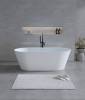 Ванна из искусственного камня Timo Solid ELISSA1700 белая, 170x80x58 фото 4