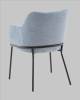 Стул Stool Group Кози AV 318-C76sl-08 синий, букле, с подлокотниками фото 6