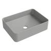 Раковина Aqueduto Espiral ESP0430 50x37, серый матовый