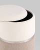 Пуф Stool Group Кэрри 19A060CHHS HT2303-01-04 серебро, серо-бежевый фото 7