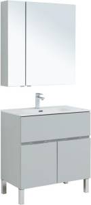 Мебель для ванной Aquanet Алвита New 80 274211 серый, 1703x810x465