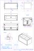 Тумба с раковиной La Fenice Simpla Blu Grigio NFNC-01-SIM-BG-80-3-80 синяя матовая, 80 см фото 4