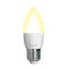 Лампа светодиодная Uniel LED-C37 7W/WW/E27/FR PLP01WH
