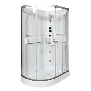 Душевая кабина AvaCan L602RNLED+GM с подсветкой и гидромассажем, 120x80x200