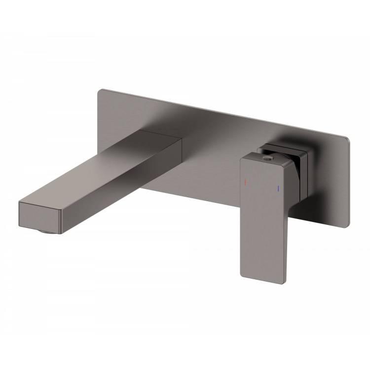 Смеситель для раковины Wonzon & Woghand Cube 2.0 WW-88869068-BGM встраиваемый, темный графит