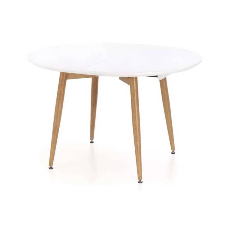 Стол обеденный Halmar Caliber V-CH-CALIBER-ST белый матовый/дуб сан ремо