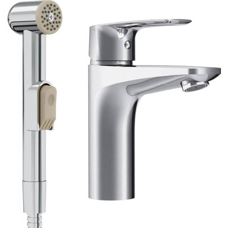 Смеситель для раковины Am.Pm Gem F90A03000 с гигиеническим душем