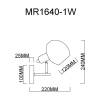 Бра MyFar Diana MR1640-1W фото 2