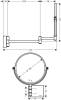 Косметическое зеркало Hansgrohe AddStoris 41791340 шлифованный черный хром фото 2
