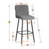 Стул барный Tetchair Medeo 24912 черный фото 12