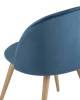 Набор из 4 стульев Stool Group Лион DC-69030 HLR-63 X4 голубой фото 6