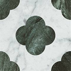 Керамогранит 41ZERO42 Dandy 4101196 Pin White Green 18.6x18.6