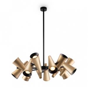 Подвесная люстра Maytoni Giro MOD095PL-14BS Латунь