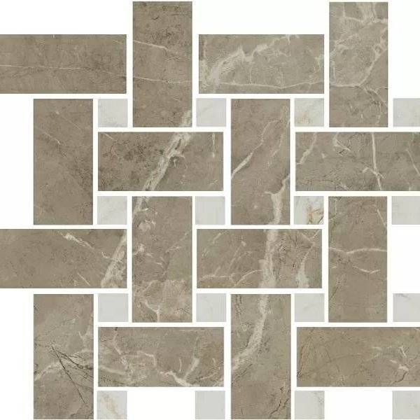Мозаика Kerama Marazzi Серенада T038/SG6541 Мозаичный Бежевый Темный Лаппатированный 32x32