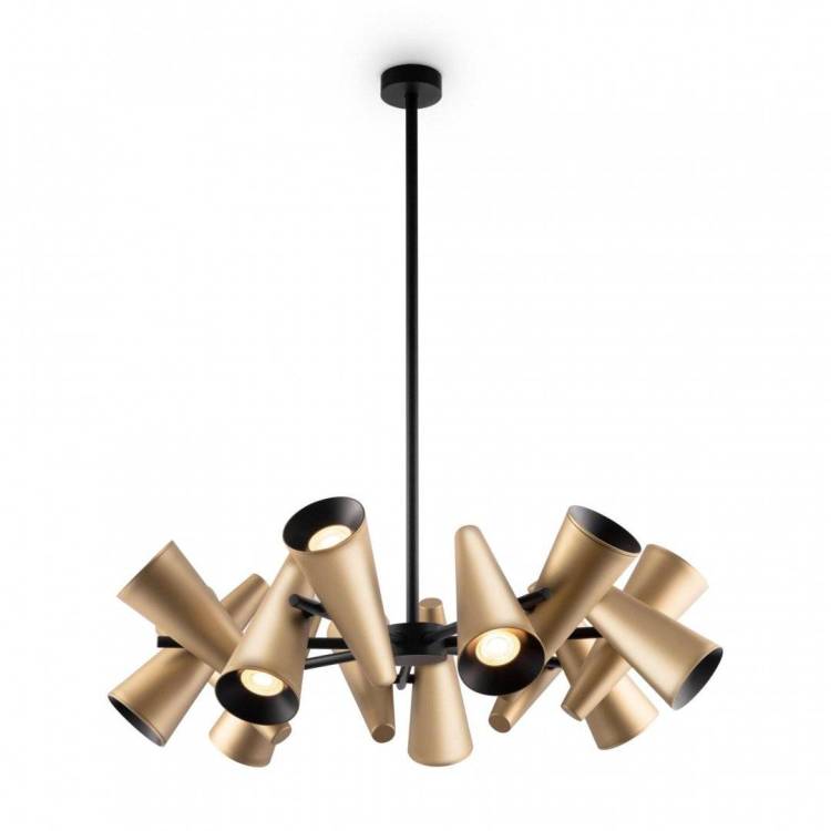 Подвесная люстра Maytoni Giro MOD095PL-14BS Латунь