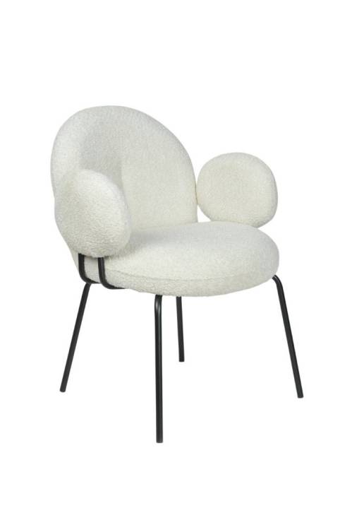 Кресло Stool Group Nina DR-1252-A UF998-03 жемчужный