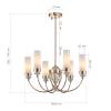 Хрустальная люстра на штанге ST Luce Элегра SL1402.253.06 фото 7