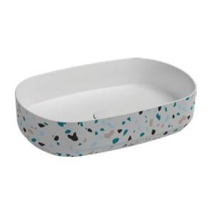 Раковина Isvea Infinity 10NF65055SV-2L-TRZ 55 см, белая матовая